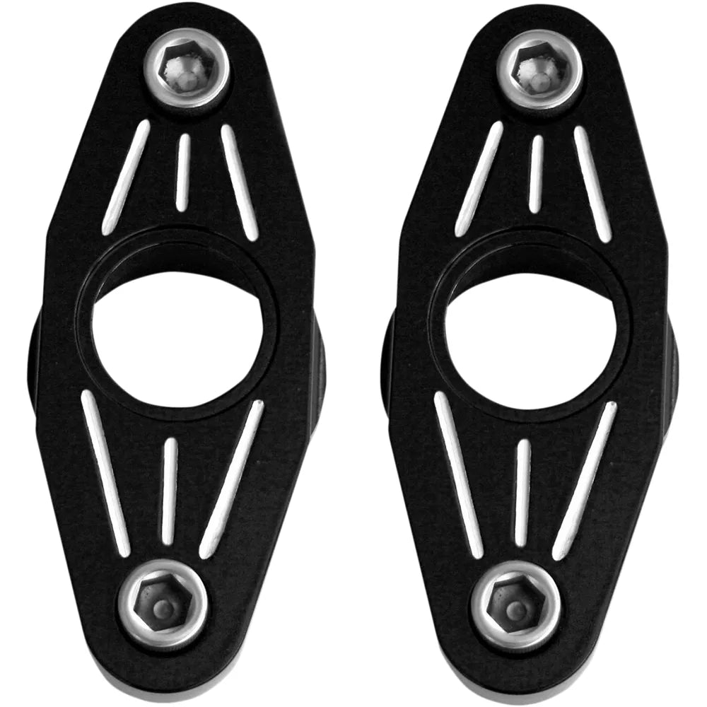 Insertos Horquilla Trasera Accutronix Negro Anodizado Ball-Milled