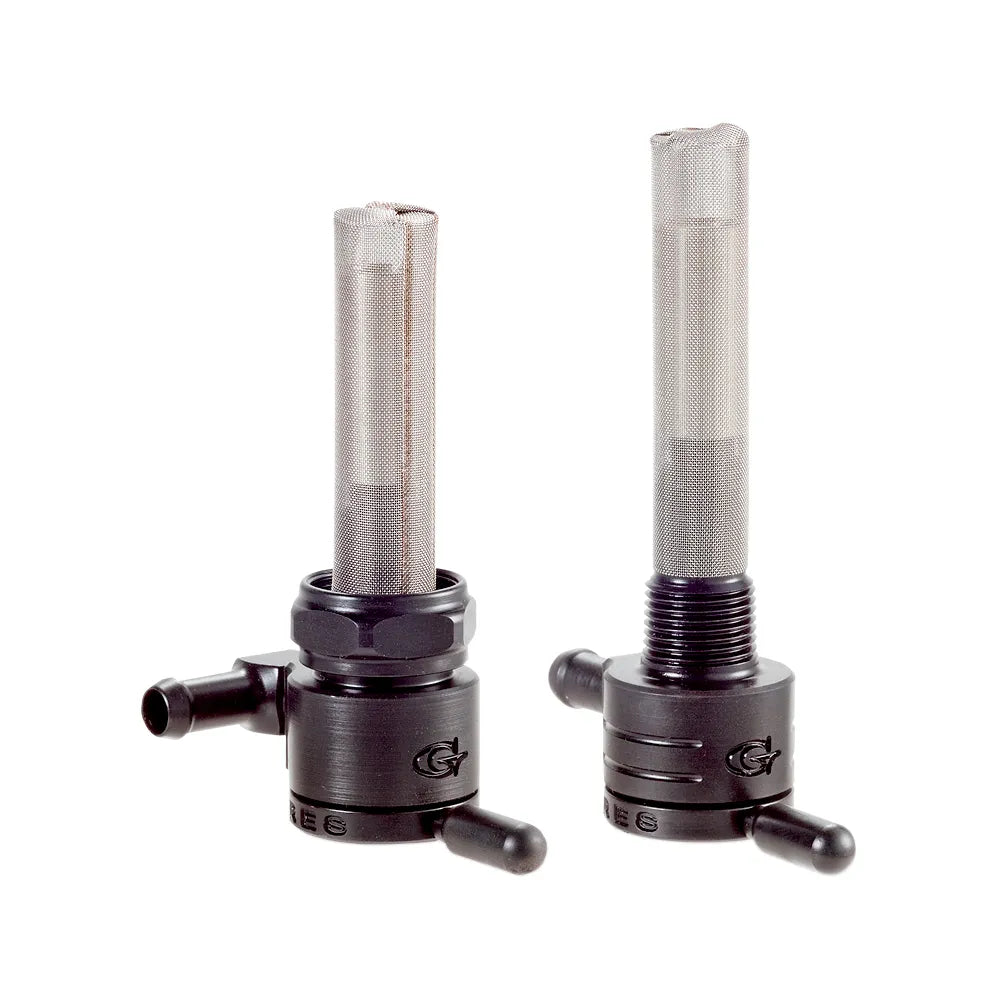 Straight Petcock - Black - 3/8" NPT
