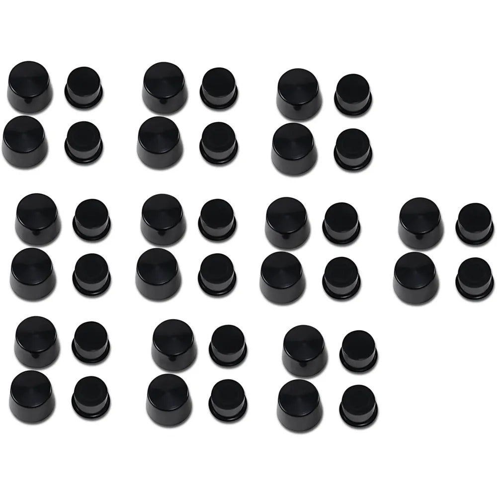 Cover Bolt Deep 1 Hex Black