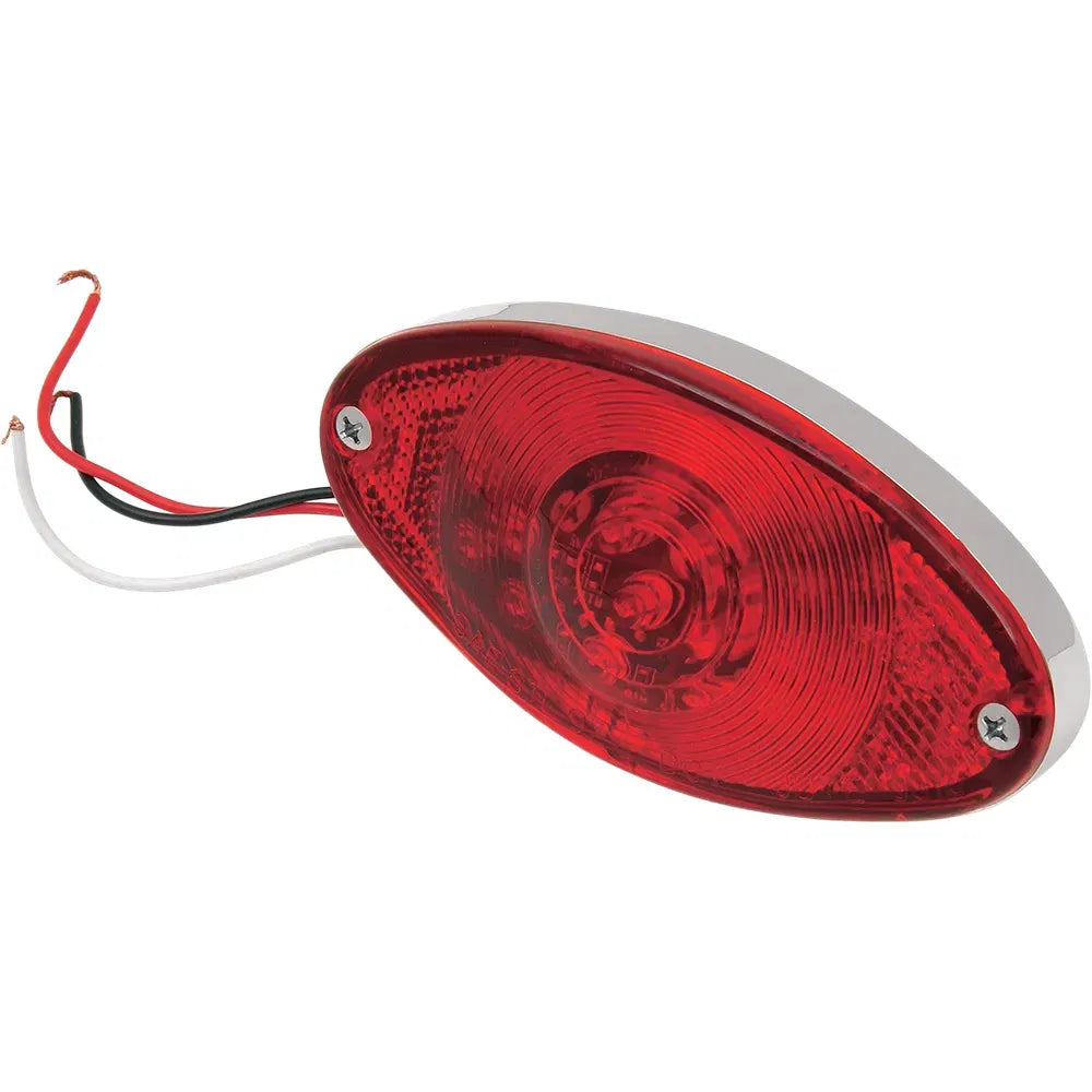 Taillight - Cat Eye - Ultra Thin - Red Lens