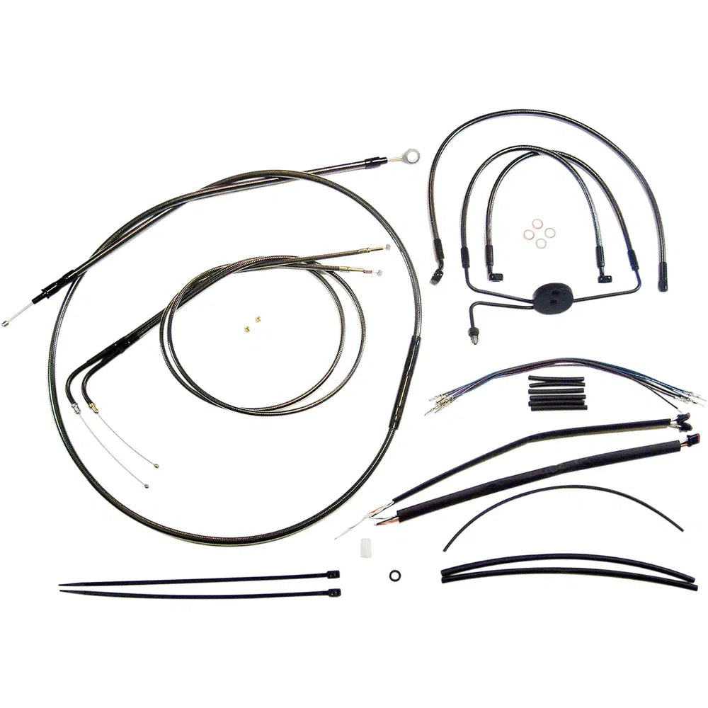Kit de instalación de manillar de diseño Black Pearl™ - Kit de instalación de manillar de diseño Black Pearl™ - 15"-17" - FXDF '12-'17