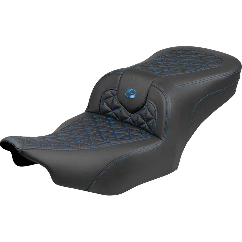 Asiento de alcance estándar Roadsofa™ - Asiento Roadsofa™ - sin respaldo - Costura azul - FLH/FLT '23-'25
