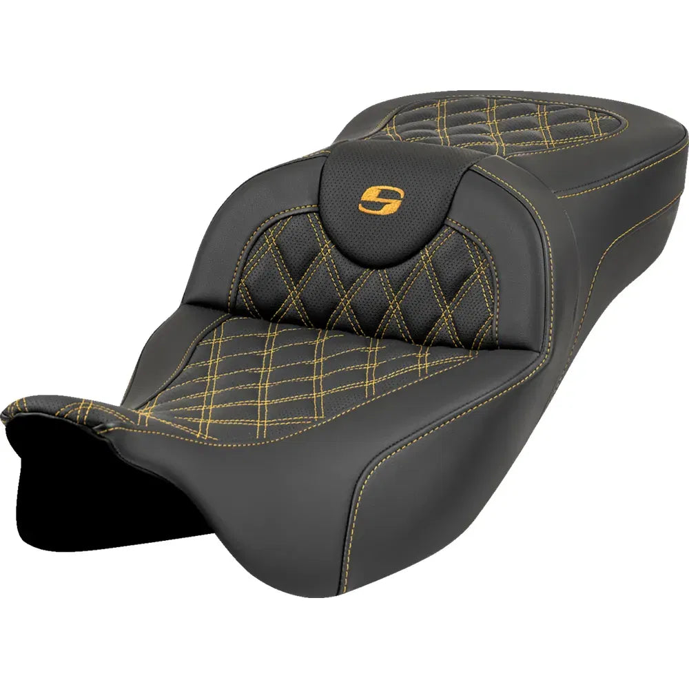 Asiento de alcance extendido Roadsofa™ - Asiento de alcance extendido Roadsofa™ - Costura de celosía - Costura dorada - sin respaldo - FL '08-'23