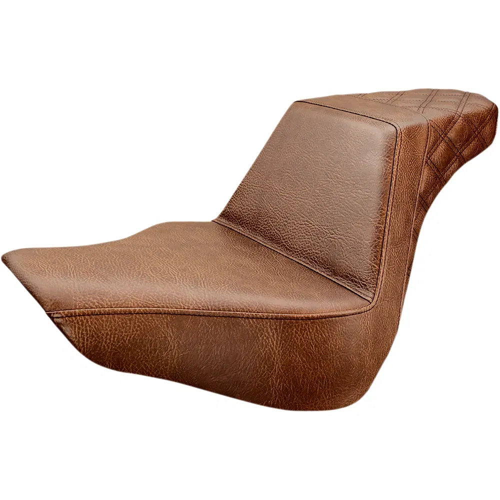 Step Up Seat - Passenger Lattice Stitched - Brown