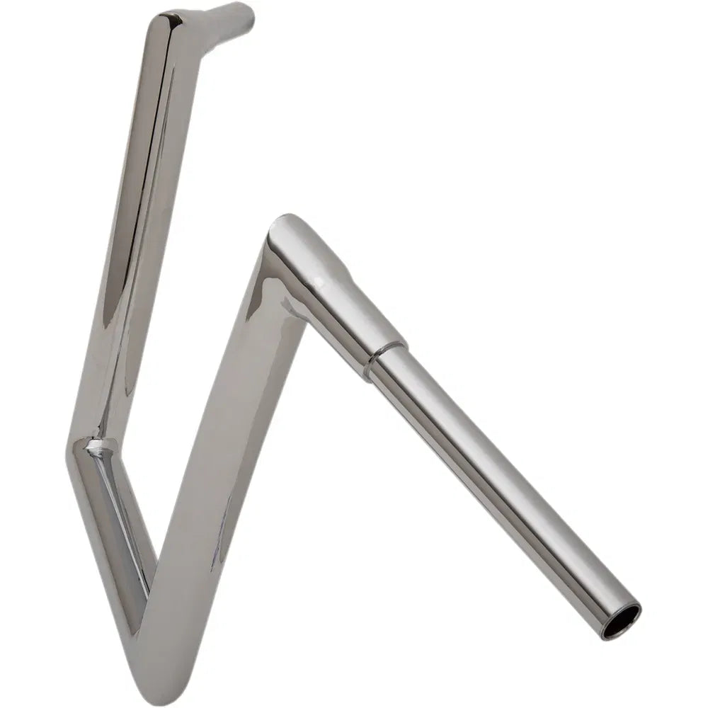 Chrome 1-1/2" Strip Handlebar with 12" Rise
