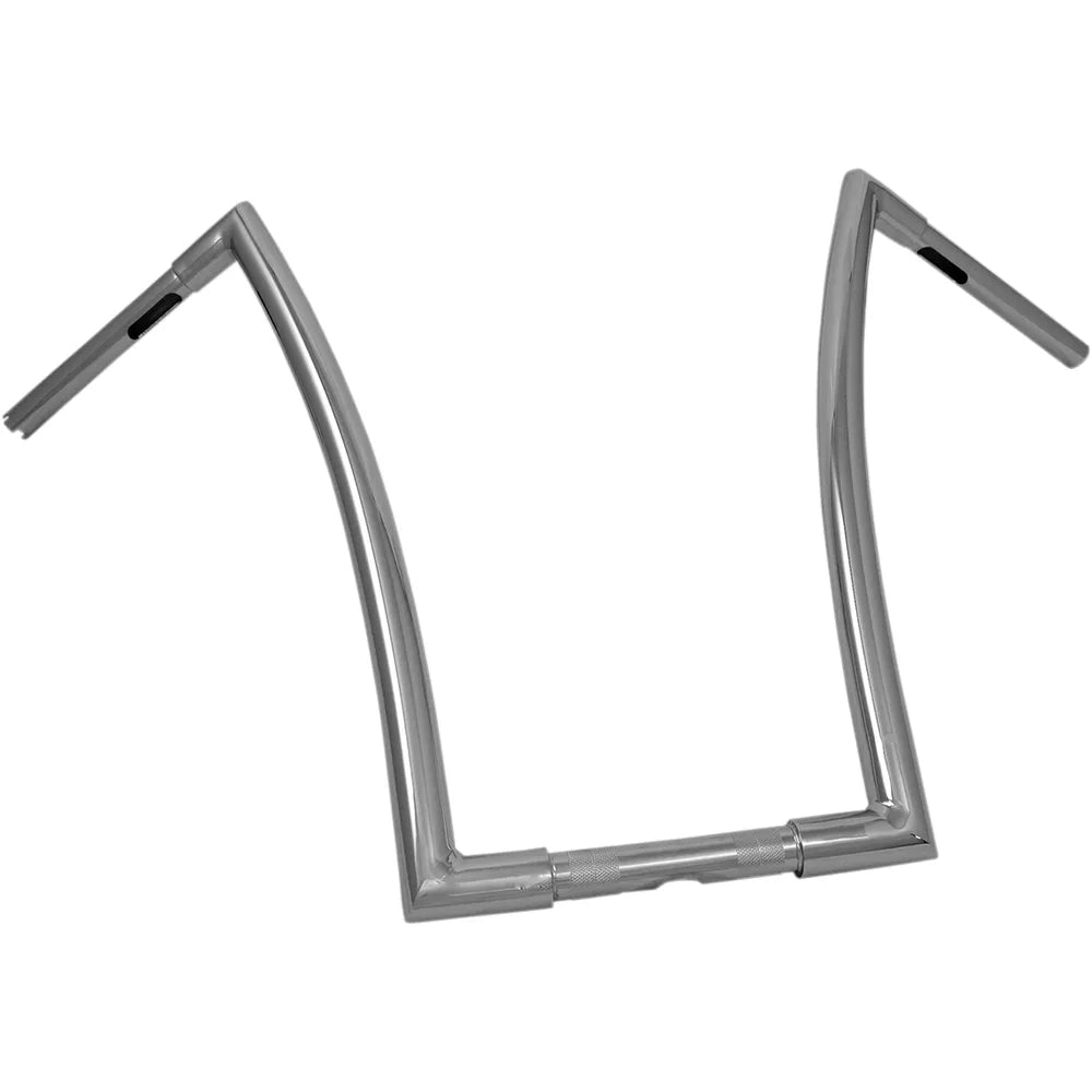 Chrome 1-1/4" Strip Handlebar With 20" Rise