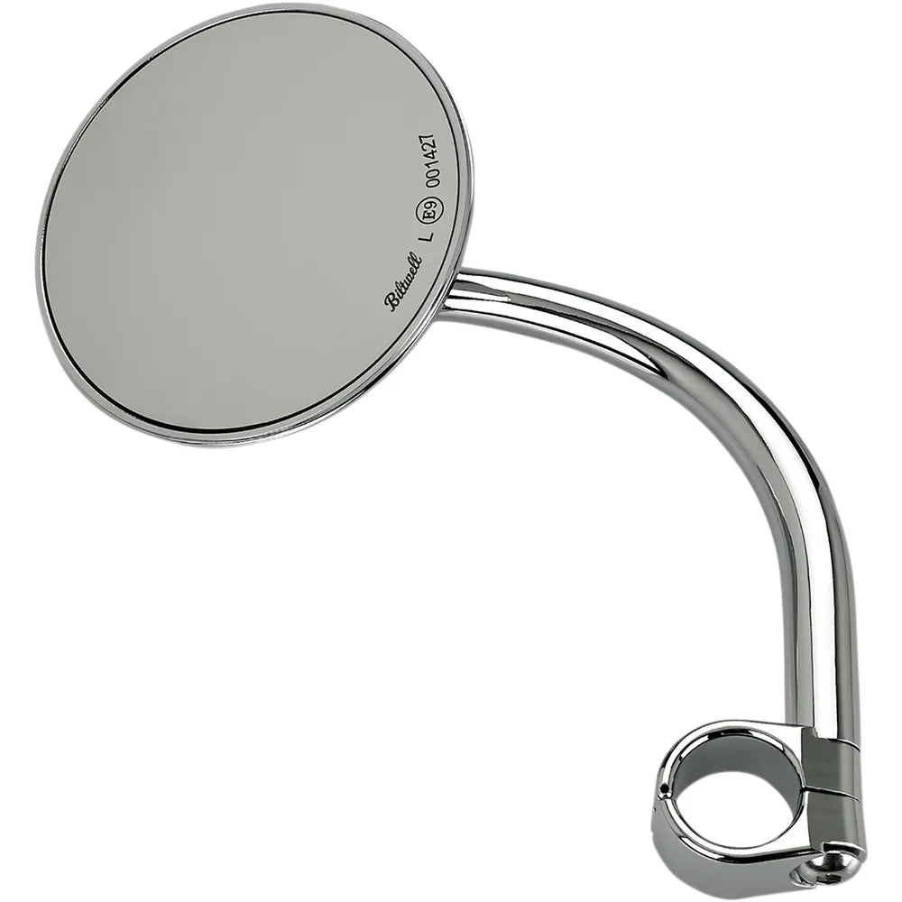 Mirror w/mount - Round - Chrome