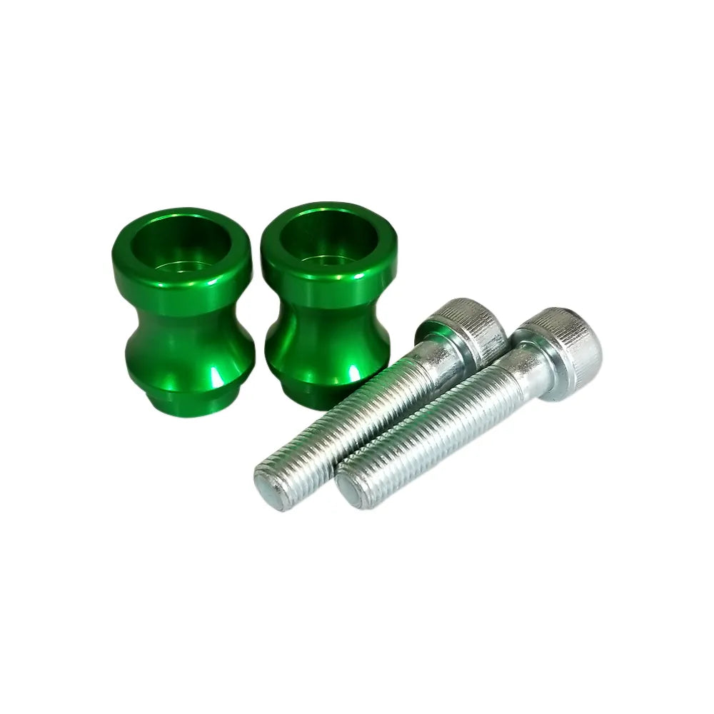 Swingarm Spool - Green - 10 mm