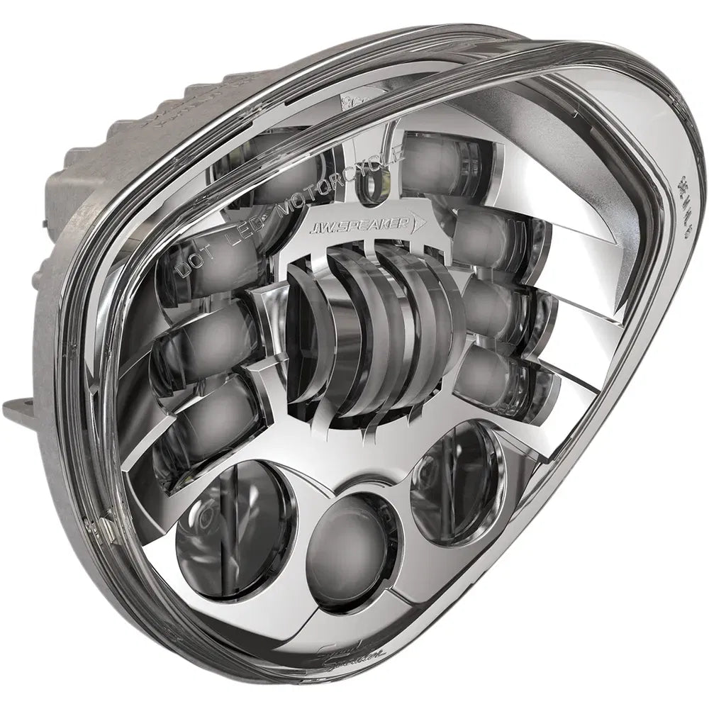 Adaptive 2 LED Headlight - 7" Victory - Chrome