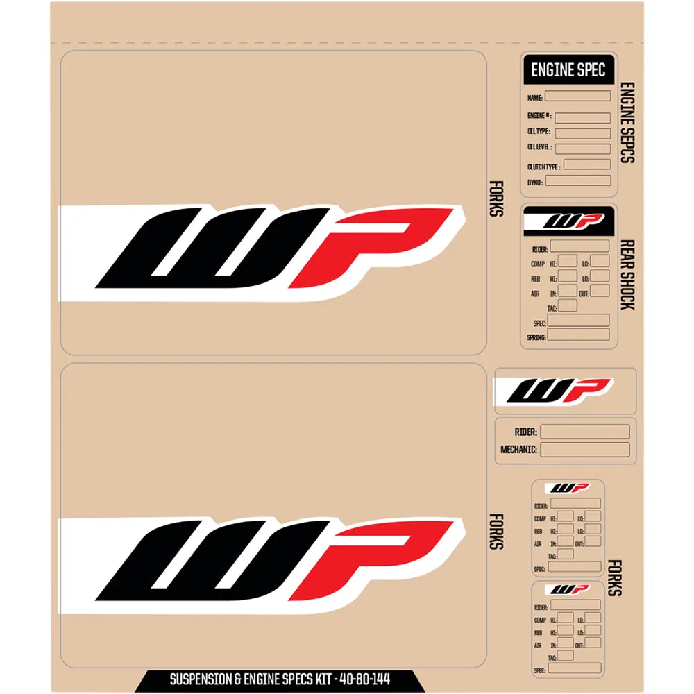 WP Decal Kit - Black