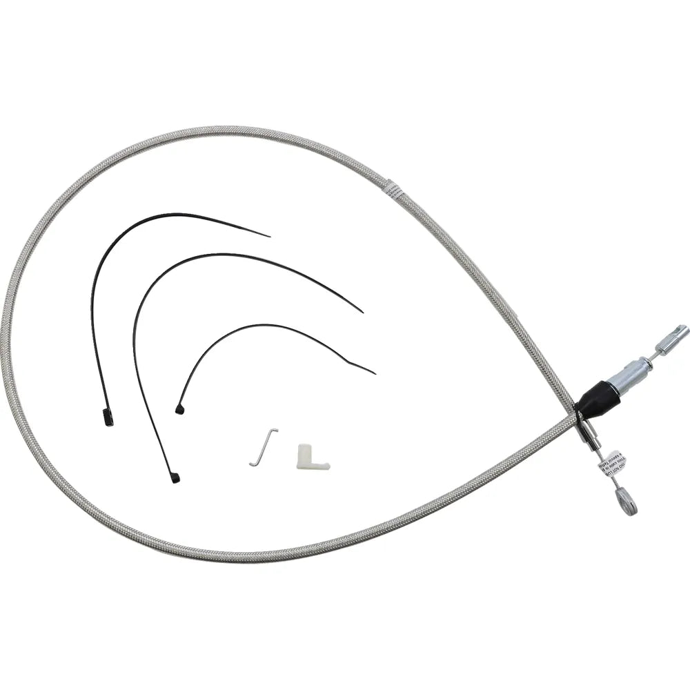 Cable de embrague superior de conexión rápida de acero inoxidable pulido - Cable de embrague superior de conexión rápida de acero inoxidable pulido - 52"
