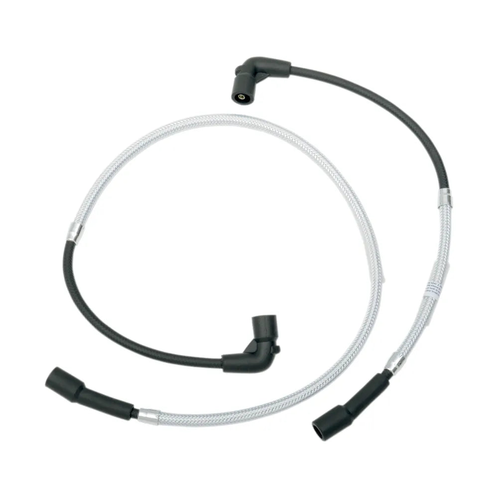Cable de bujía trenzado - Cables de bujía - Cromita esterlina - FLHT