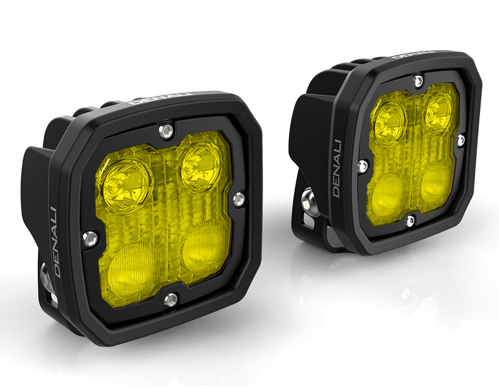 Kit de lentes TriOptic™ para luces LED D4 - ámbar o amarillo selectivo