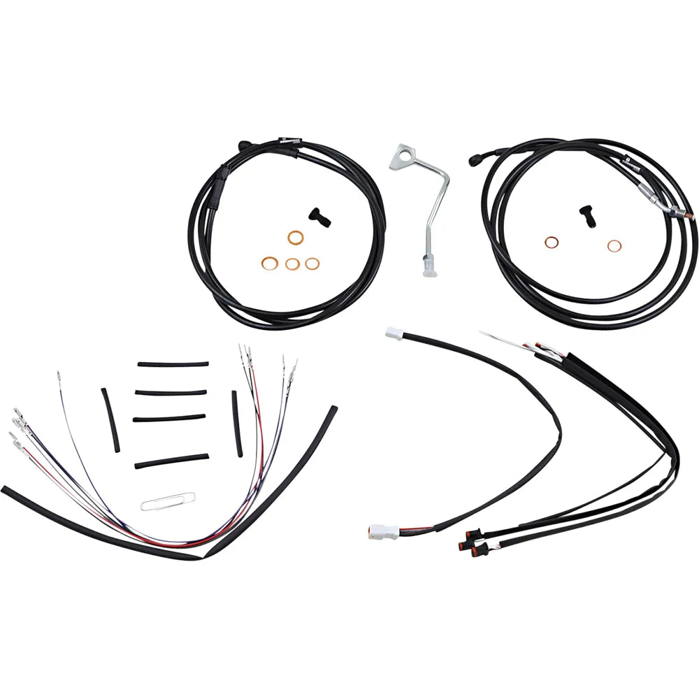 Juego de Controles ABS Cuelga Monos 14" Burly Brand63210