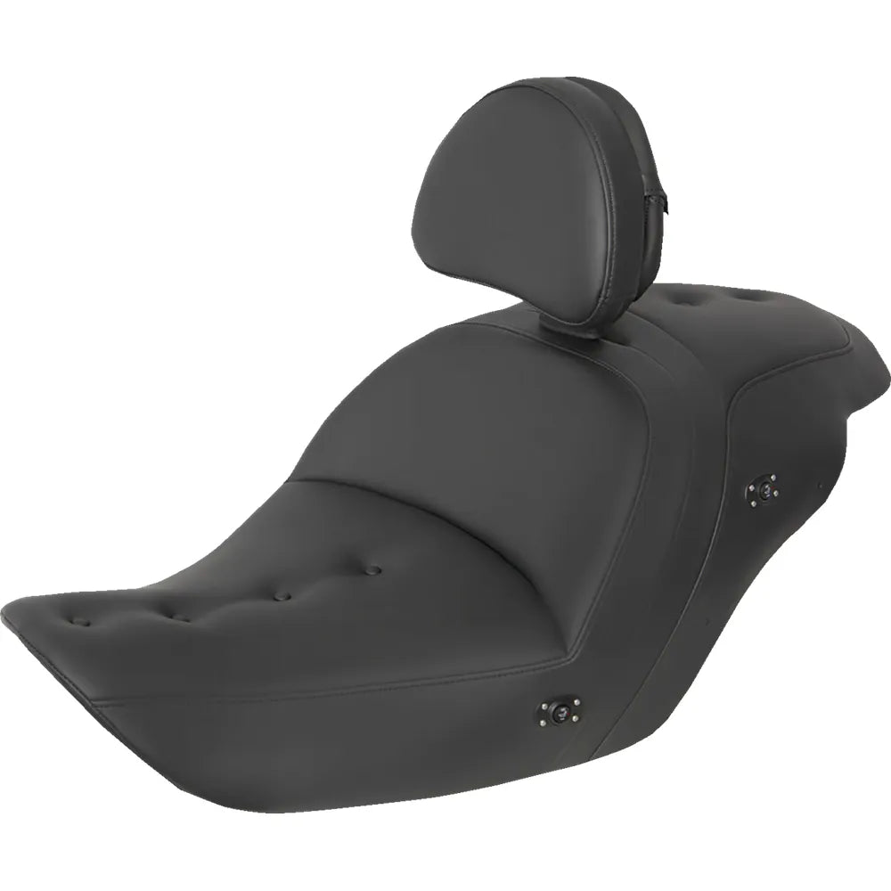 Asiento con parte superior acolchada Roadsofa™ con calefacción - Asiento con parte superior acolchada Roadsofa™ con calefacción - Con respaldo - Negro