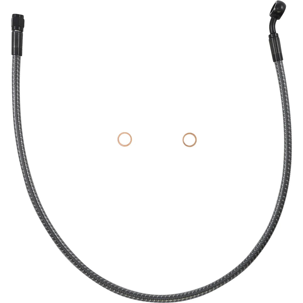 KARBONFIBR Designer Series Kit de freno superior delantero específico ABS - Línea de freno - Delantero - 10 mm - 35° - 26" - KARBONFIBR