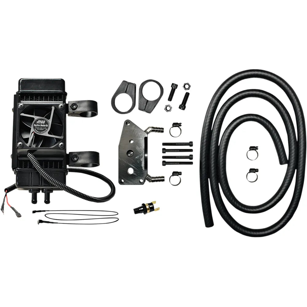 Fan-Assisted Vertical Frame-Mount Oil Cooler Kit