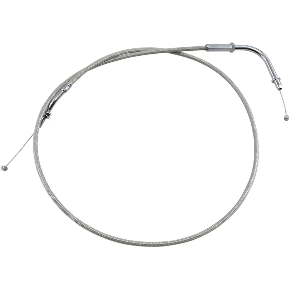 Throttle Cable - Pull - Yamaha - Stainless Steel