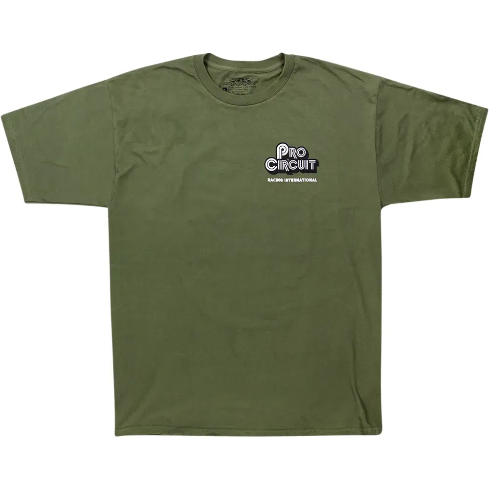 Pit Bike T-Shirt - Green -Large