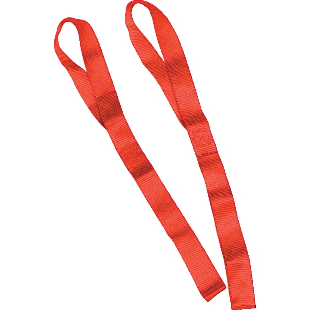 Extensiones de amarre de 1" de ancho - Extensiones de amarre - 1" x 1.5' - Rojo