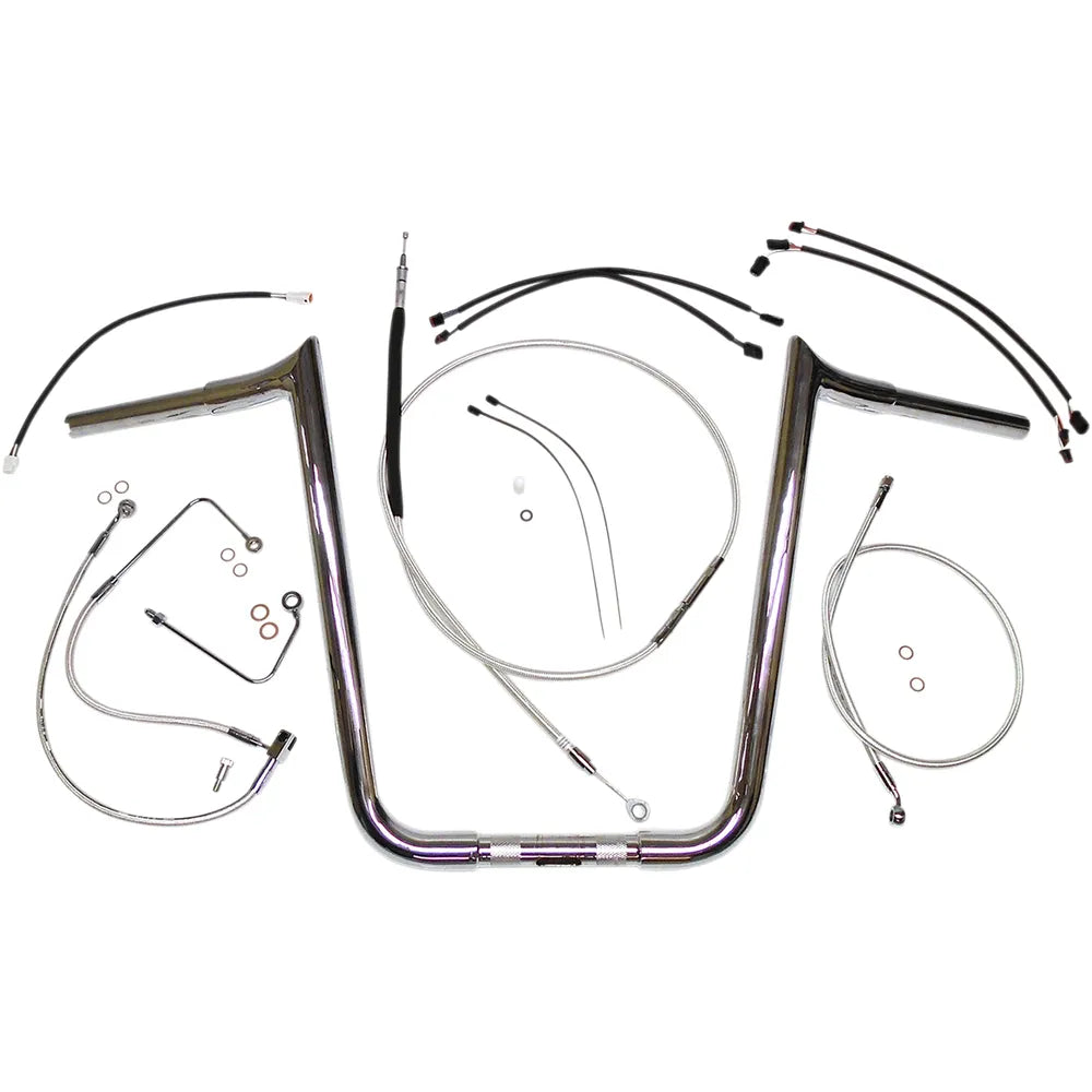 Kit de instalación de manillar de diseñador Sterling Chromite II® - Kit de instalación de manillar de diseñador Sterling Chromite II® - 12"-14" - Softail '16-'17