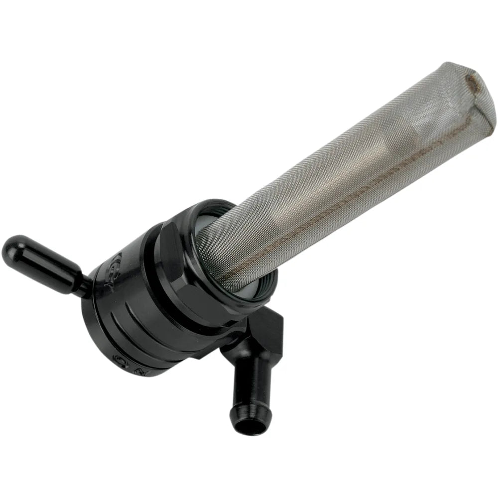Backward Petcock - Black - 22mm