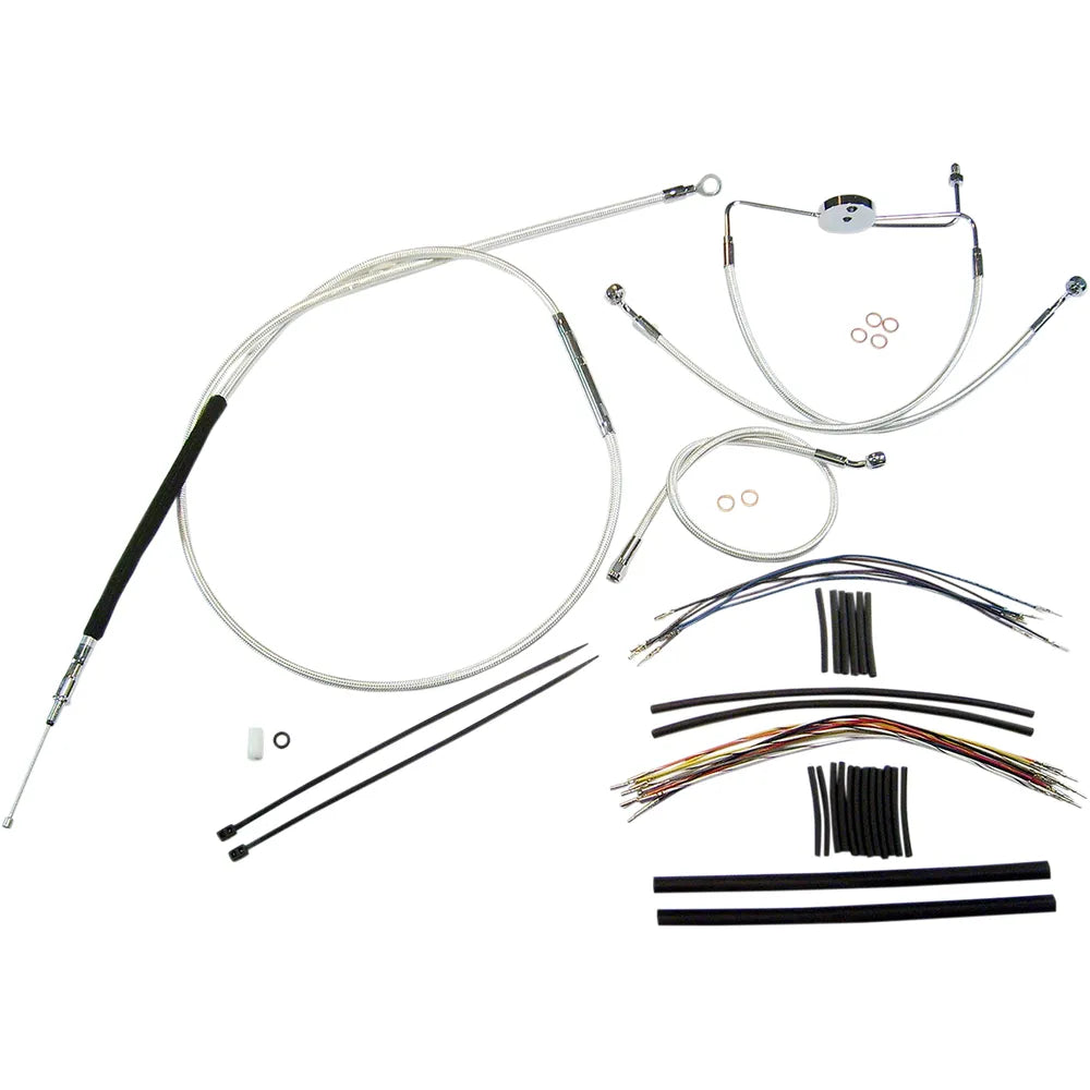 Kit de instalación de manubrio de diseñador Sterling Chromite II® - Kit de instalación de manubrio de diseñador Sterling Chromite II® - 12"-14" - Touring '08-'13