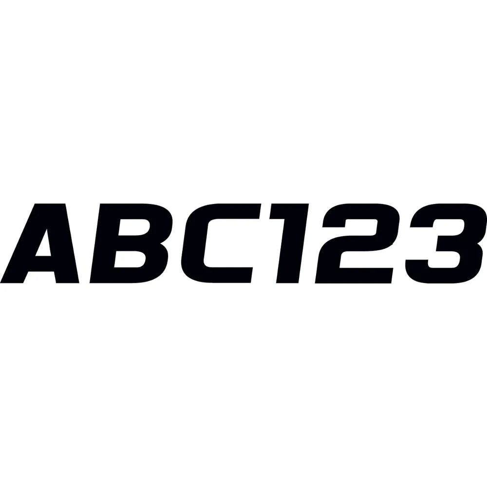 I.D. Sticker Kit - 700 Series - Black