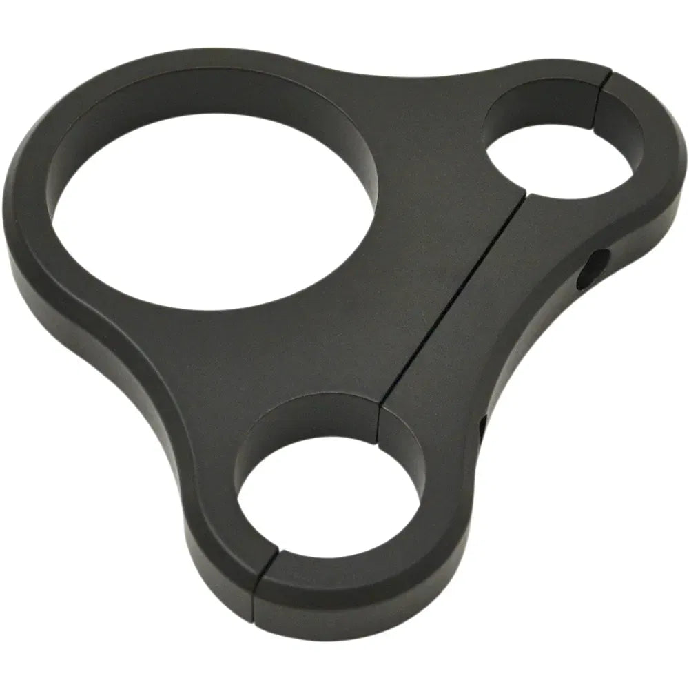 1.25" T-Bar Single Gauge Mount - Flat Black - For 2.375/2.4" Mini Gauge