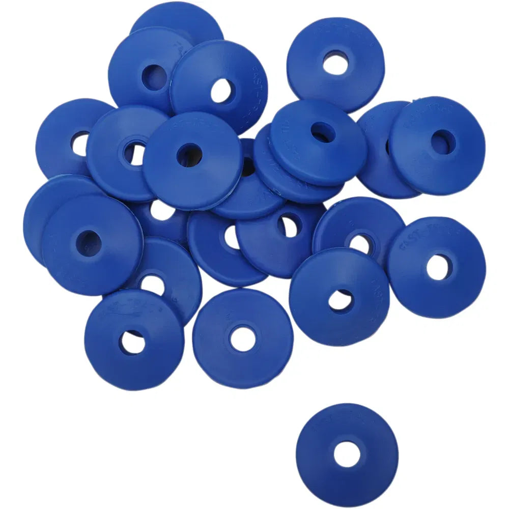 Backer Plates - Blue - Round - 96 Pack
