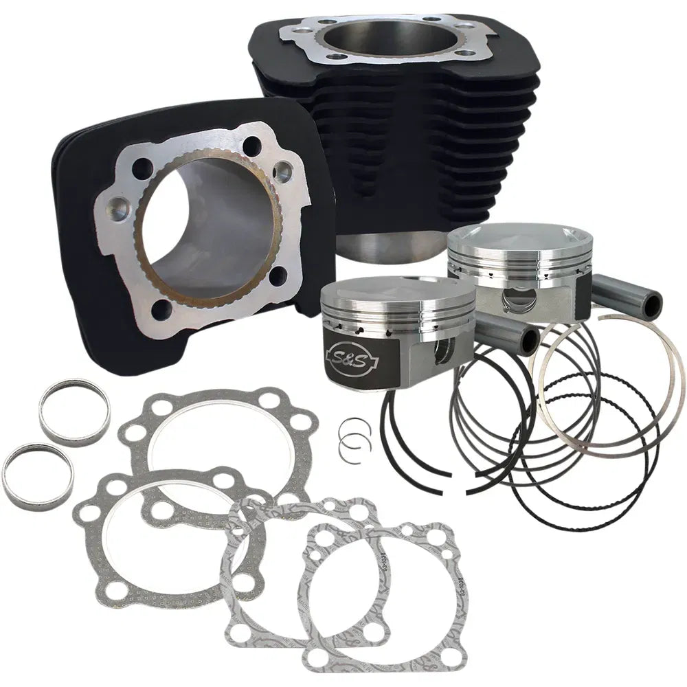 Conversion de motor S&S Cycle 883/1200 a 1250cc - negro