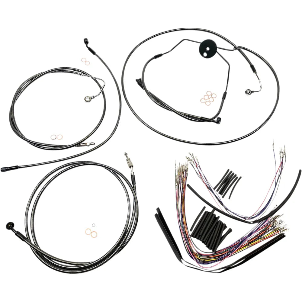Kit de instalación de manillar de diseño Black Pearl™ - Kit de instalación de manillar de diseño Black Pearl™ - 12"-14" - '08-'12 CVO/Screaming Eagle