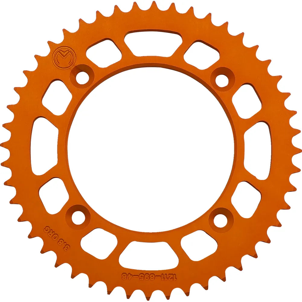 Corona Trasera Aluminio - Corona Trasera - Aluminio - 48 Dientes - Naranja - Husqvarna/KTM