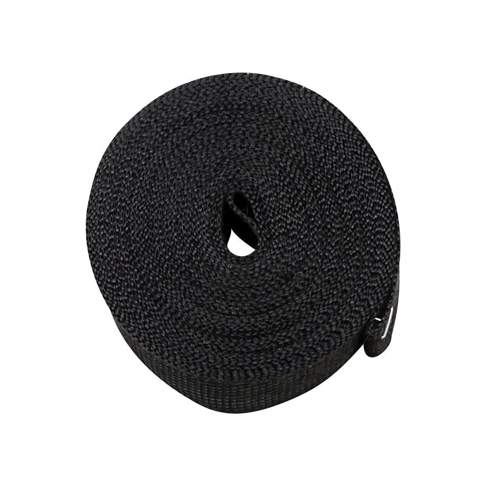 Exhaust Wrap - Metallic Black - 2x50