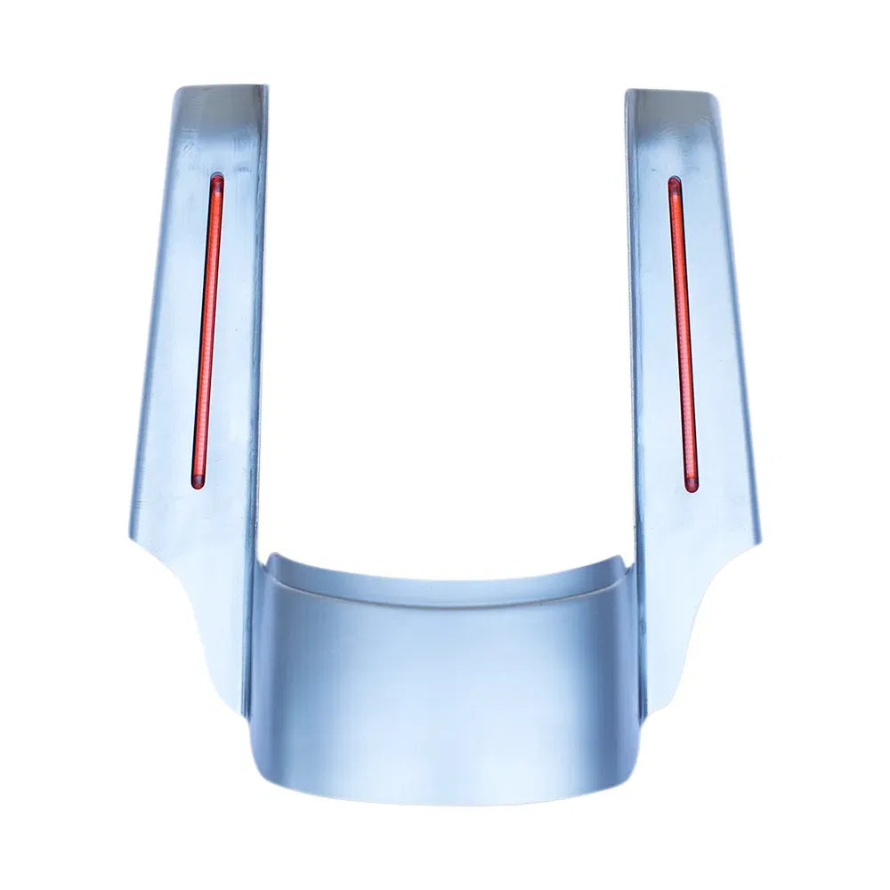 Rear Fender Extension and Filler Panels with LED Strip Light - Steel