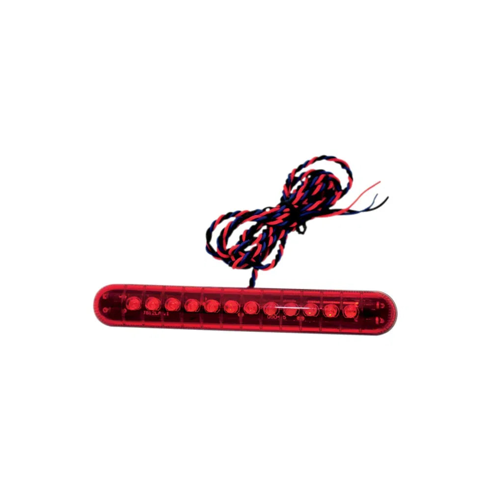 Dual Intensity LED Light Bar - Non-Sequential with Flashing Brake - Red