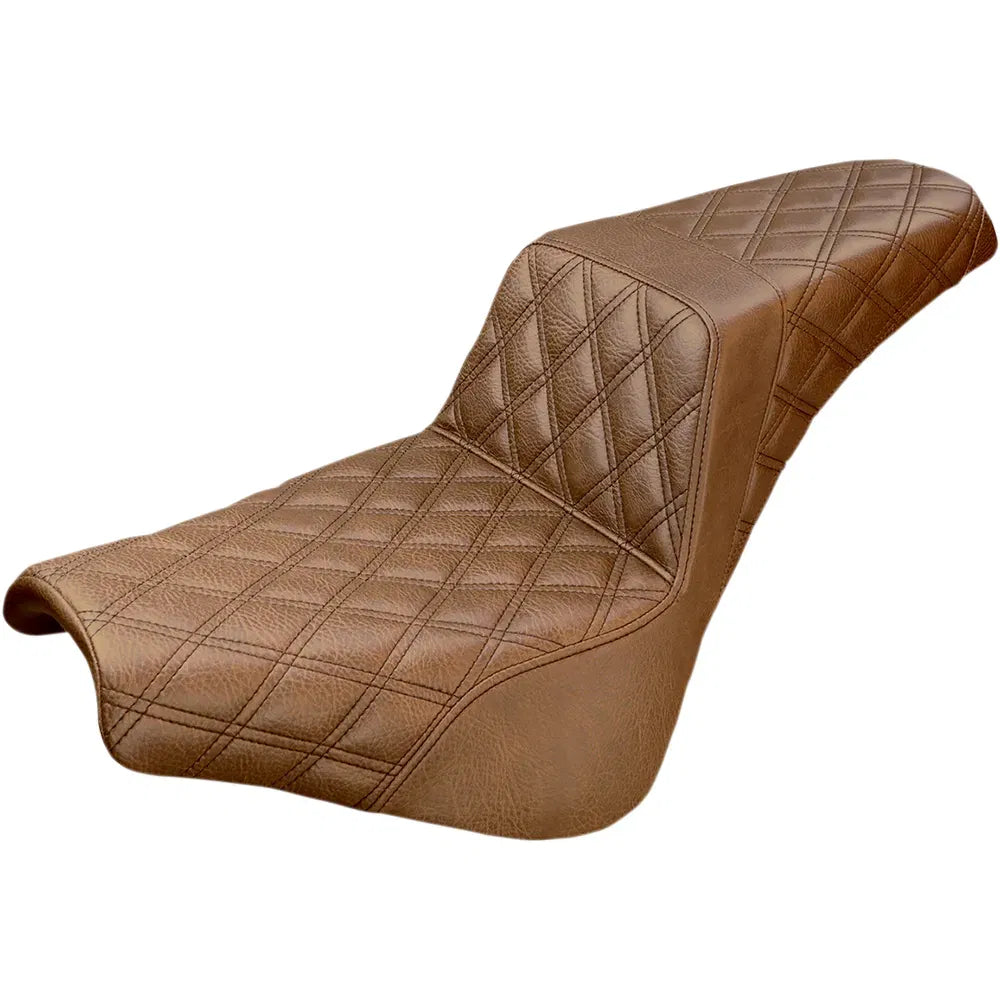 Step Up Seat - Lattice Stitched - Brown730019143
