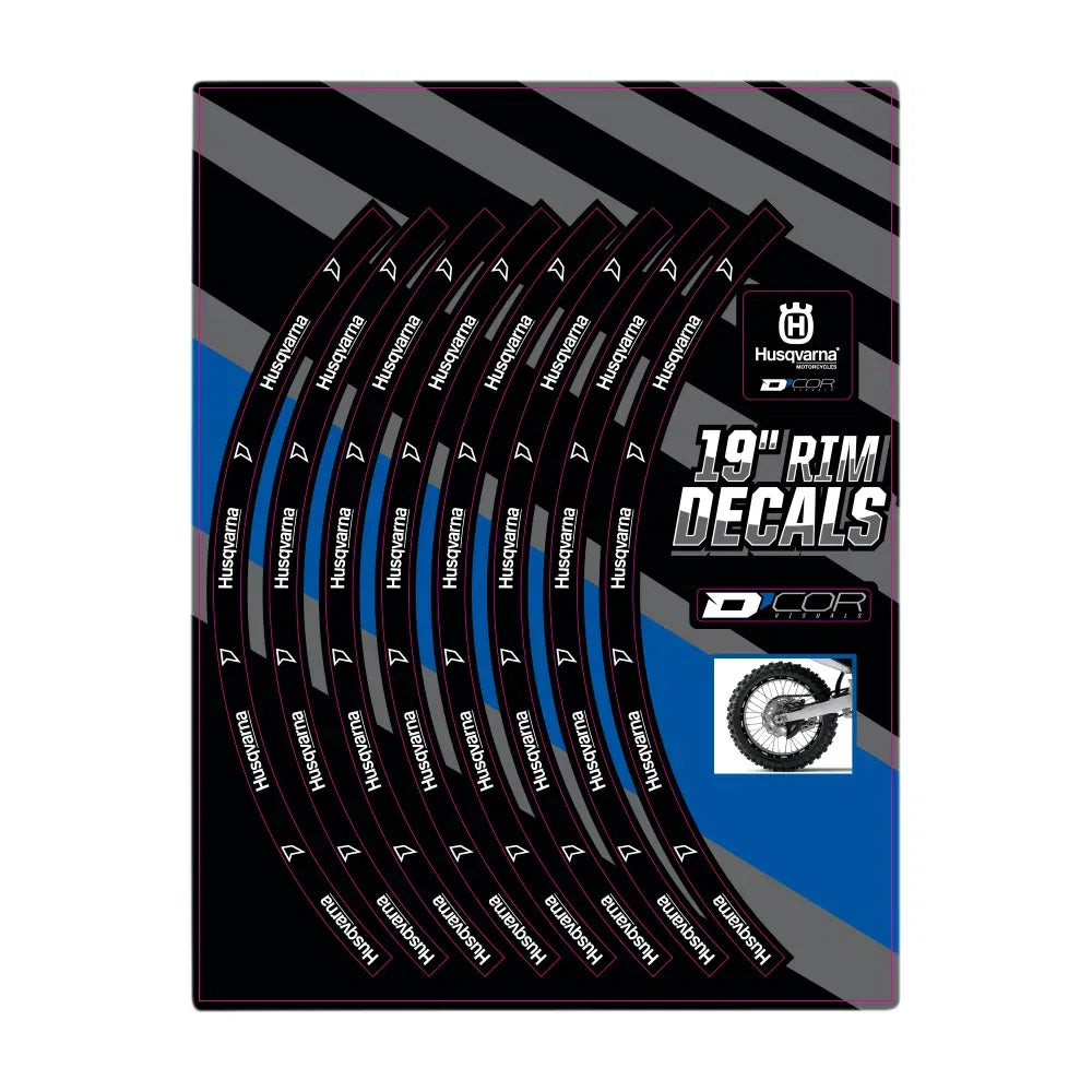 Rim Decal - Husqvarna Logo - 19" Rear