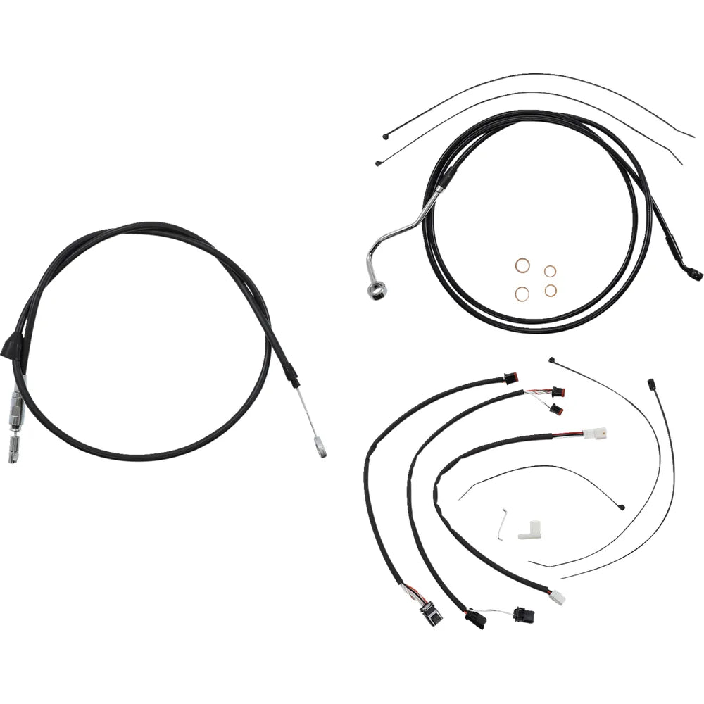 Kit de instalación de manillar XR - Kit de instalación de manillar XR - Perchas para monos de 15"-17" - FLHR '21-'22 - Negro