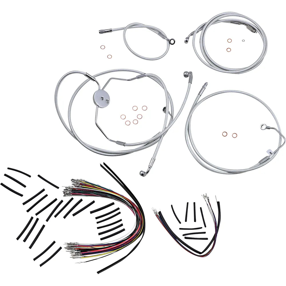 Kit de instalación de manubrio de diseñador Sterling Chromite II® - Kit de instalación de manubrio de diseñador Sterling Chromite II® - 15"-17" - '09-'12 CVO FLTR