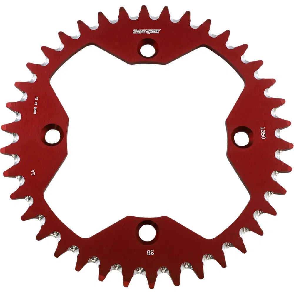 Rear Sprocket - Alloy - Red - 38-Tooth
