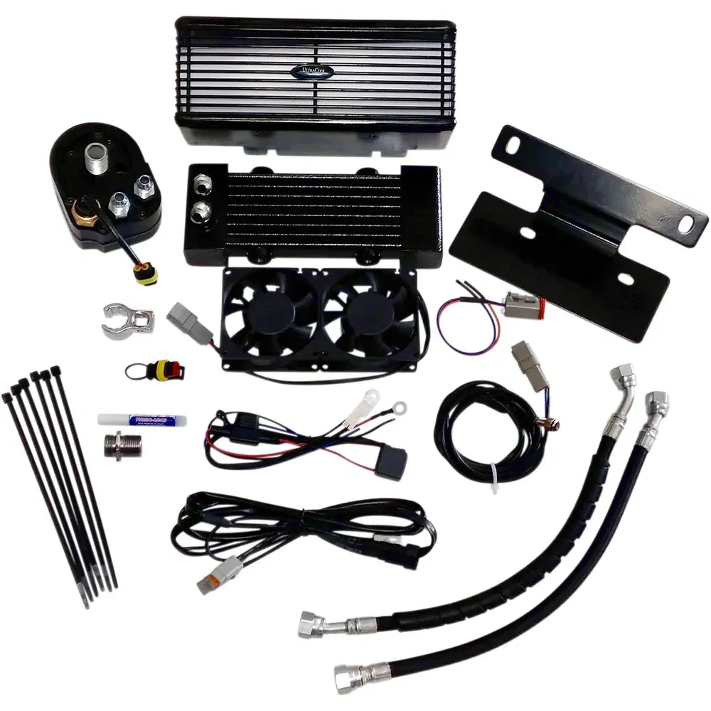 Oil Cooler Kit - Black - Below Regulator Mount0947
