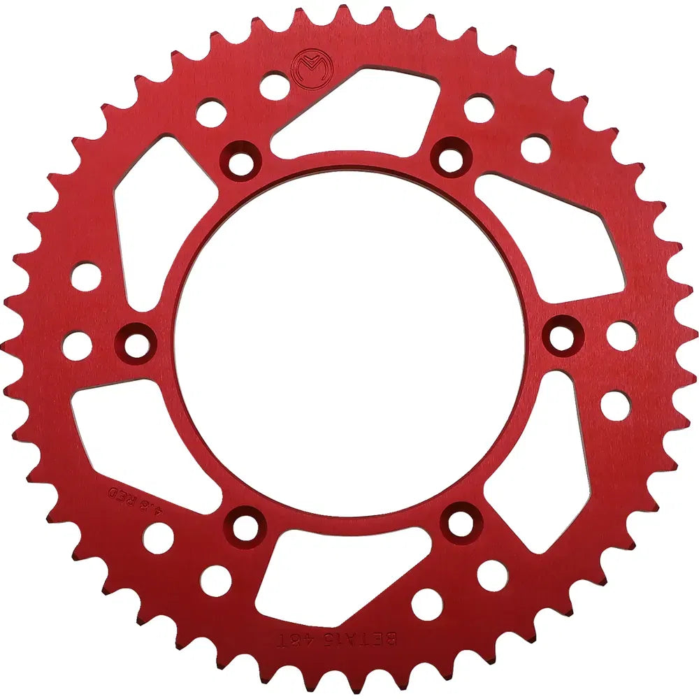 Piñón Trasero de Aluminio - Piñón Trasero - Aluminio - 48 Dientes - Rojo - Beta