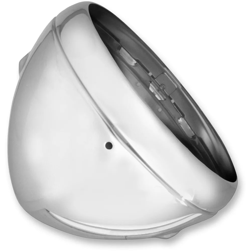7" Lucas Style Headlight Shell - Chrome