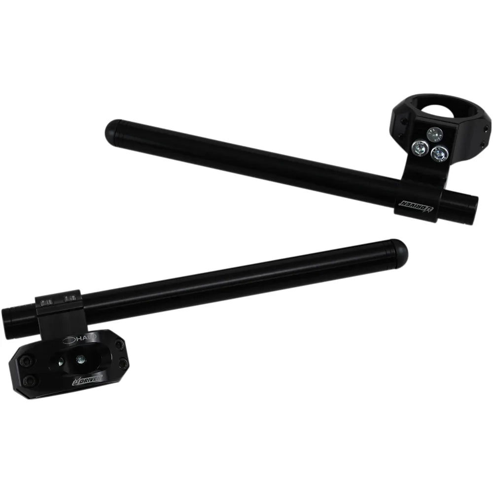 Black 50 mm Halo Riser Clip-On Handlebars
