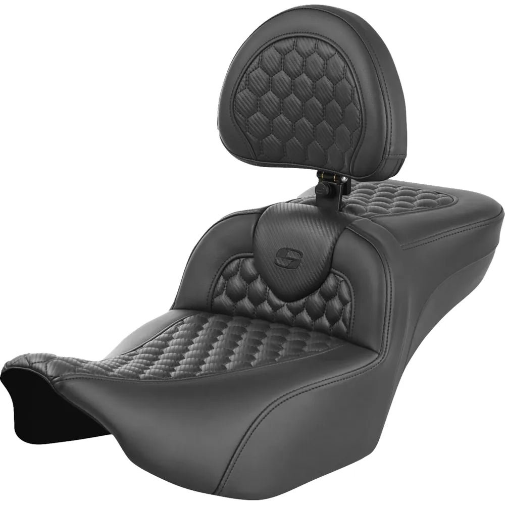 Asiento de alcance extendido Roadsofa™ - Asiento de alcance extendido Roadsofa™ - con respaldo - Panal - FLTR/FLHX '23-'24