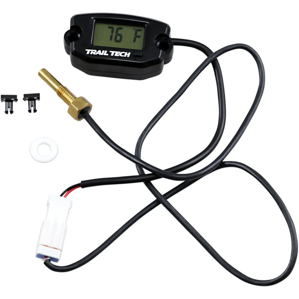 Universal Temperature Meter - Surface Mount - Black - M6x10