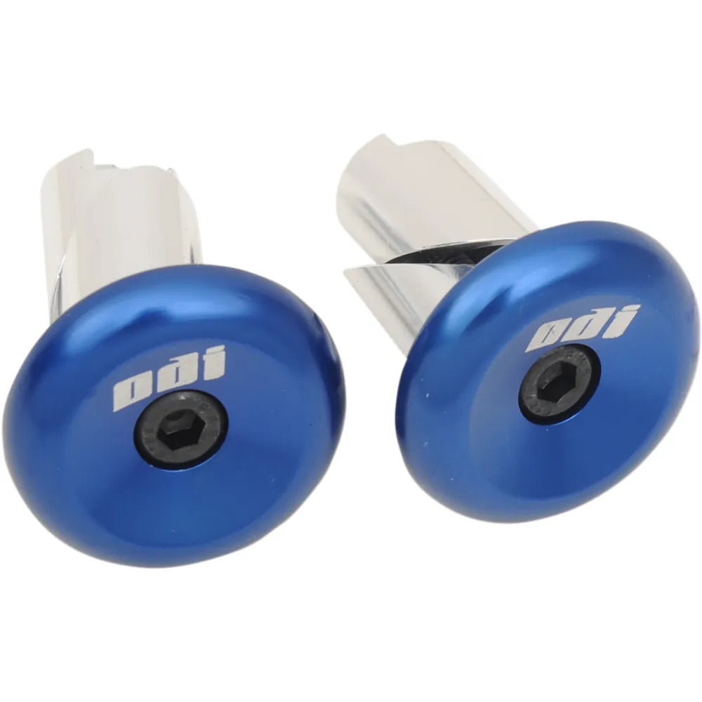 Bar End - Aluminum - Blue