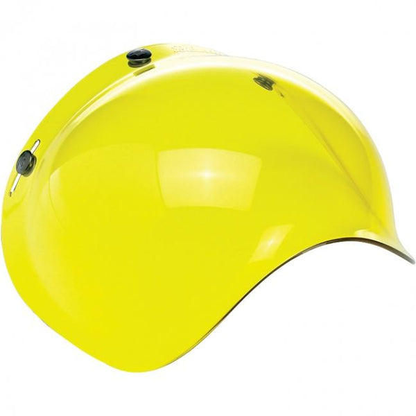 Burbuja de 3 broches para casco Biltwell - amarillo