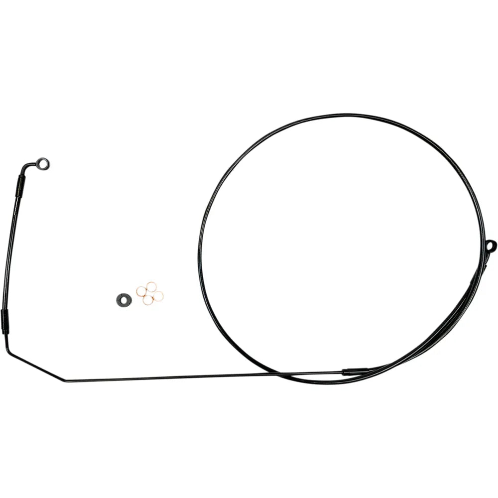 Kit de línea de freno de acero inoxidable XR - Línea de freno - Negro - Indio